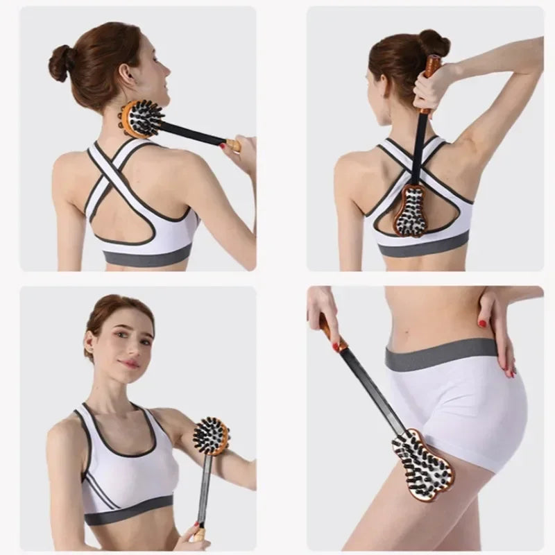 Massage Hammer Meridians Back Knock Massage Hammer Back Massage Leg Relaxing Massager Two-sided Percussion Massager Массажеры