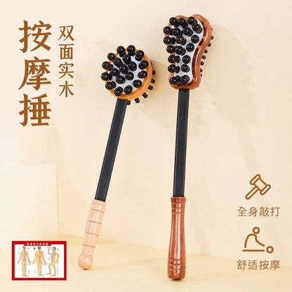 Massage Hammer Meridians Back Knock Massage Hammer Back Massage Leg Relaxing Massager Two-sided Percussion Massager Массажеры