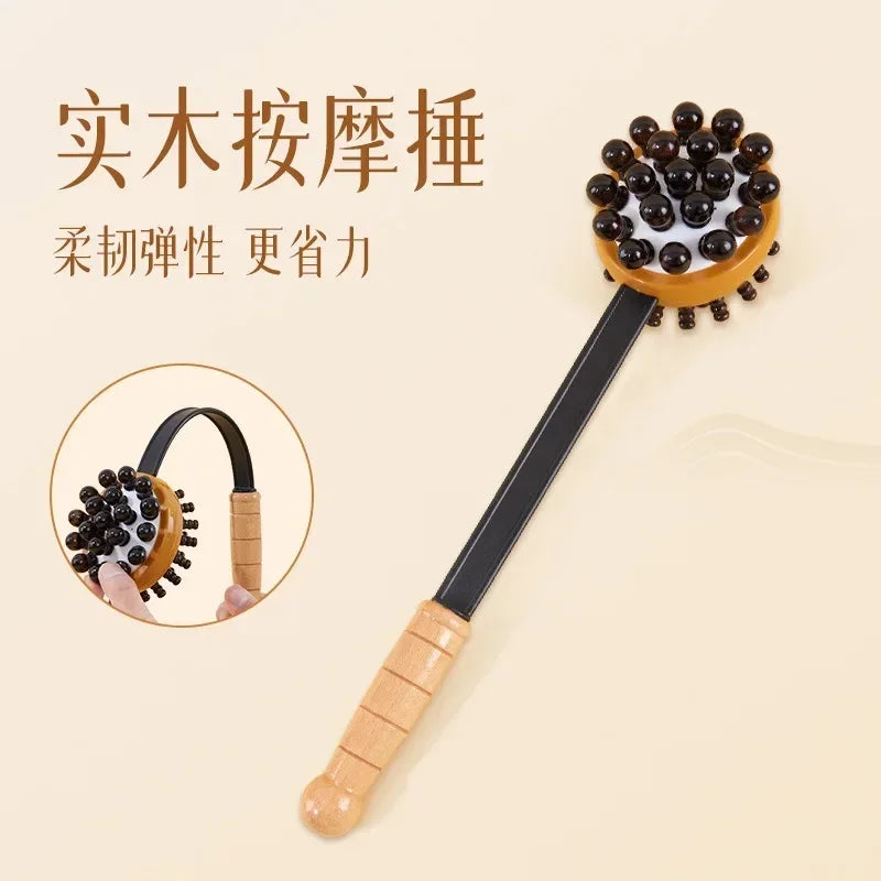 Massage Hammer Meridians Back Knock Massage Hammer Back Massage Leg Relaxing Massager Two-sided Percussion Massager Массажеры