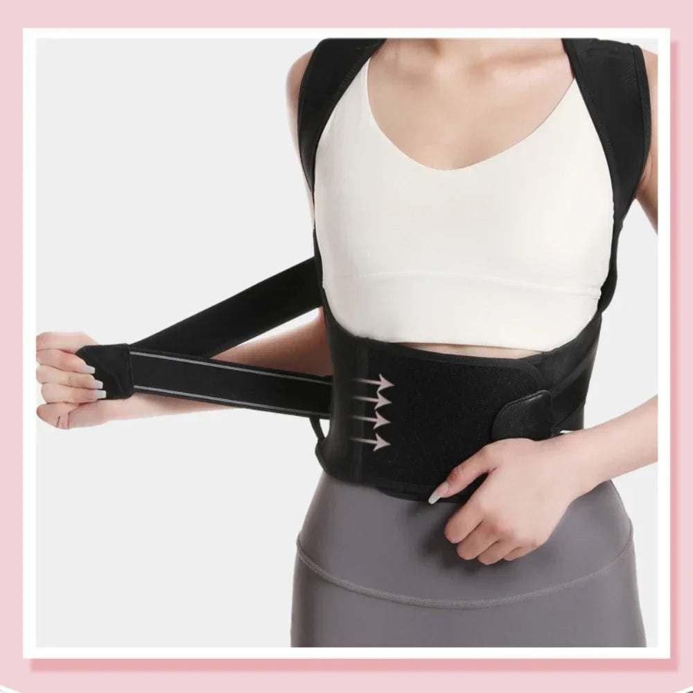 Posture Corrector for Women and Men, Adjustable Shoulder Posture Brace, Back Straightener Posture, Used for Middle Upper Spine