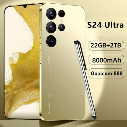 Hot New S24 Ultra Smart phone 7.3 inch Full Screen 4G/5G Cell Phone 22TB+2TB 7800mAh Mobile Phones Global Version Celulares