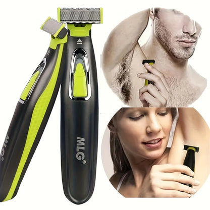 Electric Shaver For Men Women USB Rechargeable Shaver Portable Full Body Trimmer T Shaped Blade Razor For Armpit For Washable