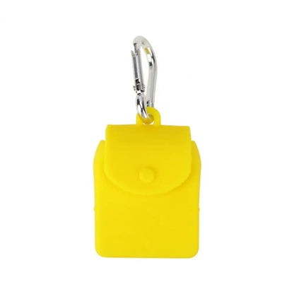 Mini Bag Keychain  Convenient Cup Bottle Hanging Mini Portable Straw Storage Bag  Solid Color Storage Bag