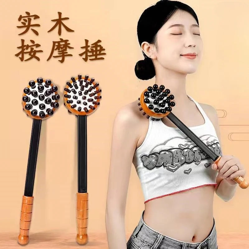 Massage Hammer Meridians Back Knock Massage Hammer Back Massage Leg Relaxing Massager Two-sided Percussion Massager Массажеры