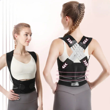 Posture Corrector for Women and Men, Adjustable Shoulder Posture Brace, Back Straightener Posture, Used for Middle Upper Spine