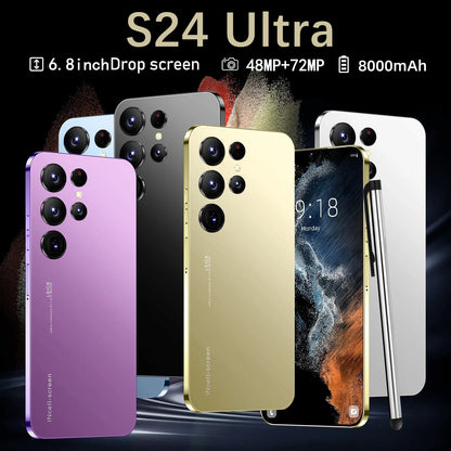 Hot New S24 Ultra Smart phone 7.3 inch Full Screen 4G/5G Cell Phone 22TB+2TB 7800mAh Mobile Phones Global Version Celulares